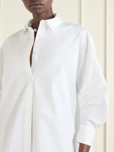 Carolina Herrera Clara Cotton-blend Poplin Shirt | Thumbnail 5 Carolina Herrera Clara Cotton-blend Poplin Shirt | Thumbnail 5
