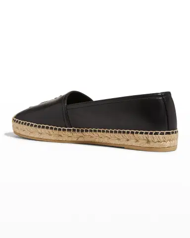 Saint Laurent YSL Leather Espadrille Flats | Thumbnail 6