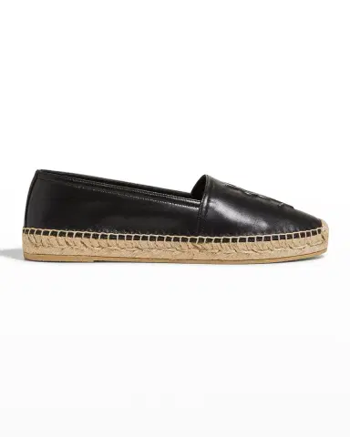 Saint Laurent YSL Leather Espadrille Flats | Thumbnail 1