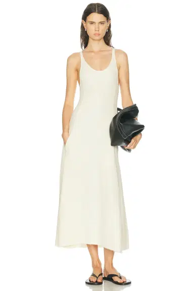 TOTEME Sculpted Cotton Dress | Thumbnail 4 TOTEME Sculpted Cotton Dress | Thumbnail 4