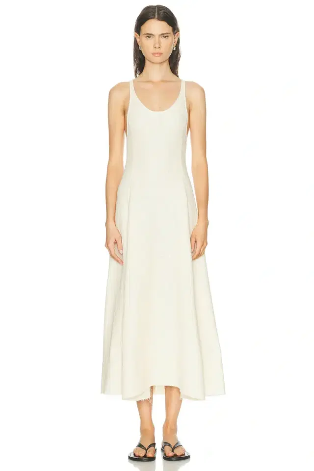 Sculpted Cotton Dress