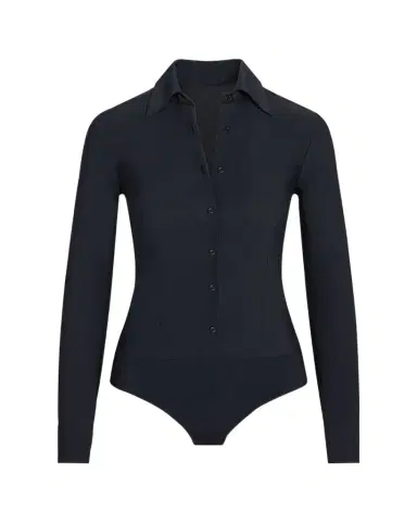Commando Button-Front Oxford Bodysuit | Thumbnail 1 Commando Button-Front Oxford Bodysuit | Thumbnail 1