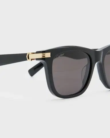 Cartier Men's Saddle Bridge Square Sunglasses | Thumbnail 4 Cartier Men's Saddle Bridge Square Sunglasses | Thumbnail 4