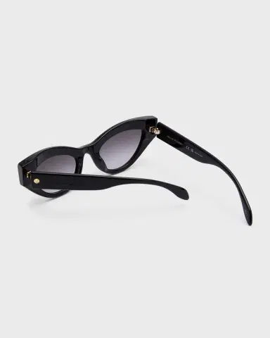Alexander McQueen Acetate Cat-Eye Sunglasses w/ Studded Detail | Thumbnail 2 Alexander McQueen Acetate Cat-Eye Sunglasses w/ Studded Detail | Thumbnail 2