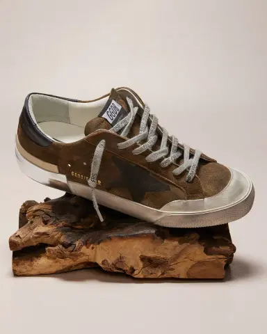 Golden Goose Men's Super-Star Suede Low-Top Sneakers | Thumbnail 4 Golden Goose Men's Super-Star Suede Low-Top Sneakers | Thumbnail 4