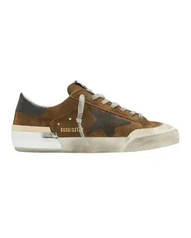 Golden Goose Men's Super-Star Suede Low-Top Sneakers | Thumbnail 1 Golden Goose Men's Super-Star Suede Low-Top Sneakers | Thumbnail 1