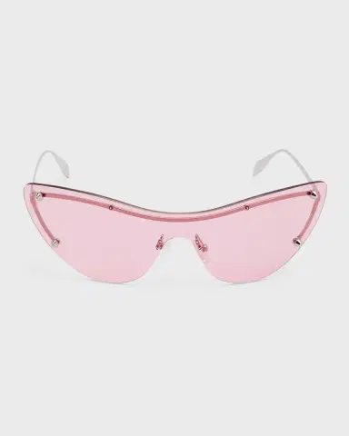 Alexander McQueen Metal Cat-Eye Sunglasses | Thumbnail 3 Alexander McQueen Metal Cat-Eye Sunglasses | Thumbnail 3