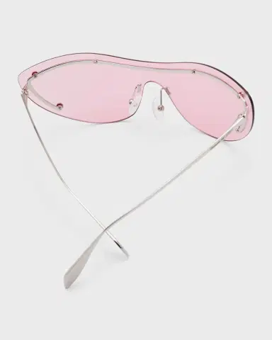 Alexander McQueen Metal Cat-Eye Sunglasses | Thumbnail 5 Alexander McQueen Metal Cat-Eye Sunglasses | Thumbnail 5