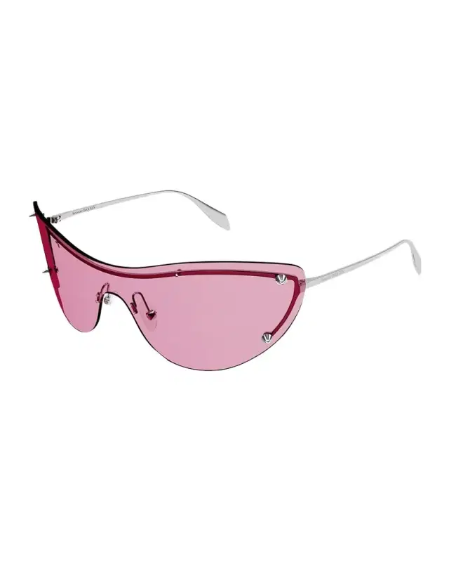 McQueen Metal Cat-Eye Sunglasses
