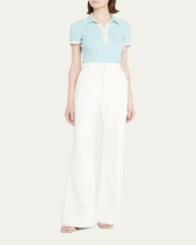 Alice + Olivia Dylan Vegan Leather Wide-Leg Pants | Thumbnail 2 Alice + Olivia Dylan Vegan Leather Wide-Leg Pants | Thumbnail 2
