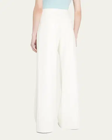Alice + Olivia Dylan Vegan Leather Wide-Leg Pants | Thumbnail 3 Alice + Olivia Dylan Vegan Leather Wide-Leg Pants | Thumbnail 3