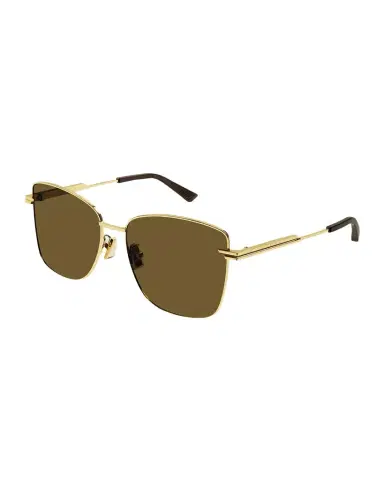 Bottega Veneta Engraved Logo Square Metal Sunglasses | Thumbnail 1 Bottega Veneta Engraved Logo Square Metal Sunglasses | Thumbnail 1