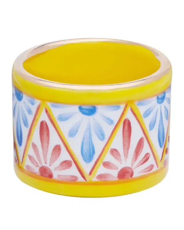 Dolce & Gabbana Casa Carretto Medium Napkin Holders, Set of 2