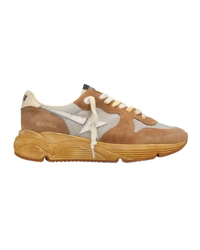 Men 's Running Sole Suede & Mesh Sneakers