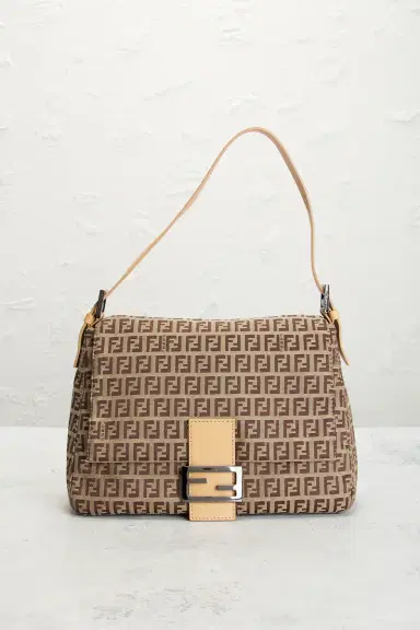 Fendi Zucchino Mama Baguette Shoulder Bag | Thumbnail 2