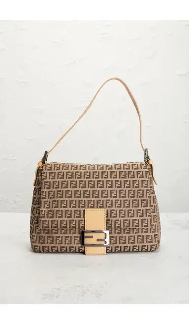 Fendi Zucchino Mama Baguette Shoulder Bag | Thumbnail 11