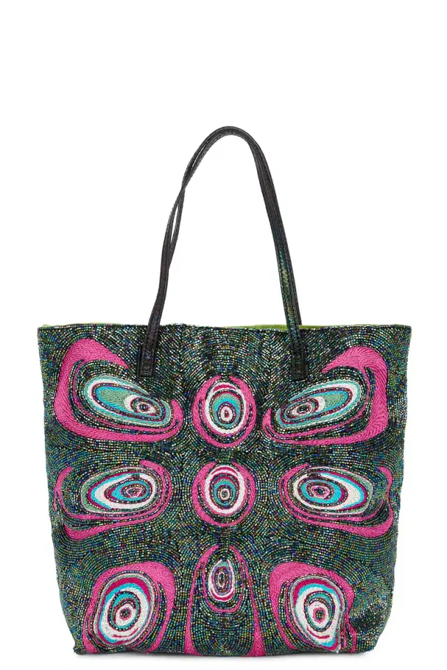 Fendi Beaded Vintage Tote Bag
