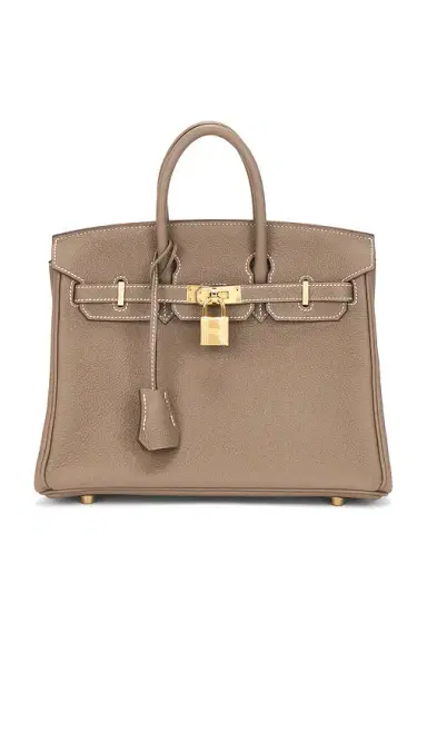 HERMÈS Hermes Taurillon Clemence Birkin 25 Handbag | Thumbnail 10