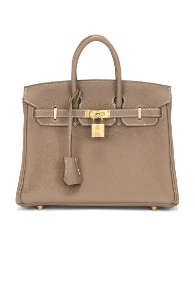 HERMÈS Hermes Taurillon Clemence Birkin 25 Handbag | Thumbnail 1