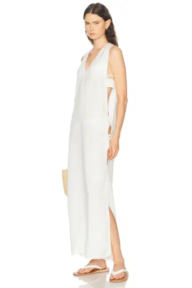 ADRIANA DEGREAS Petal Applique Open Side Dress | Thumbnail 1 ADRIANA DEGREAS Petal Applique Open Side Dress | Thumbnail 1