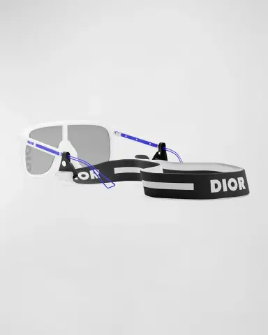 Dior Men 's DIORFAST M1I Shield Sunglasses | Thumbnail 2