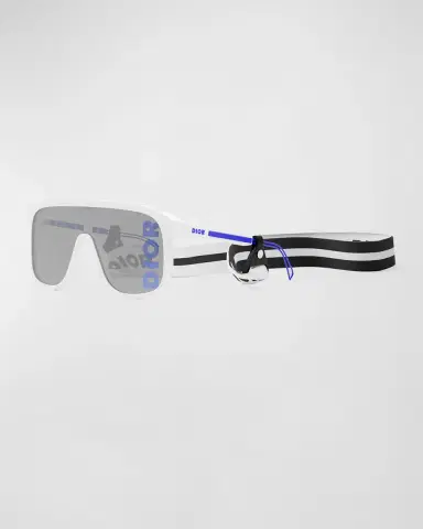 Dior Men 's DIORFAST M1I Shield Sunglasses | Thumbnail 4