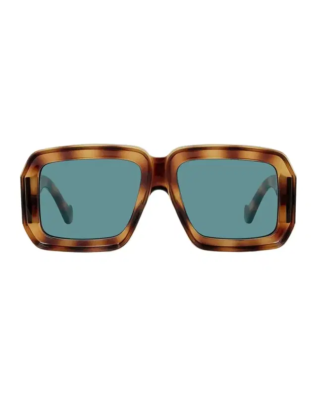Oversized Square Monochromatic Sunglasses