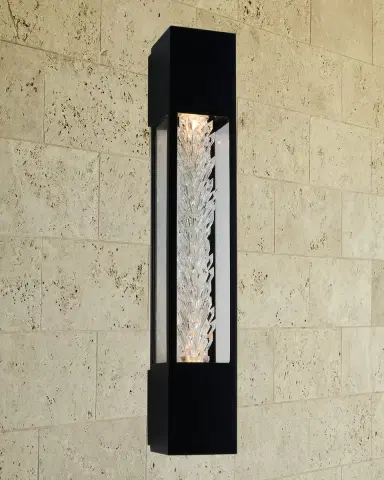 Allegri Crystal by Kalco Lighting Colonna LED Outdoor Wall Sconce | Thumbnail 1