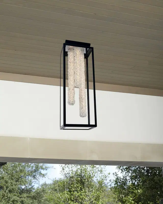 Allegri Crystal by Kalco Lighting Lina LED Outdoor Flush Mount