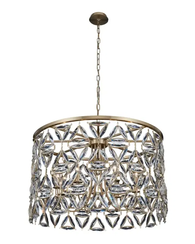 Allegri Crystal by Kalco Lighting Triangulo Chandelier