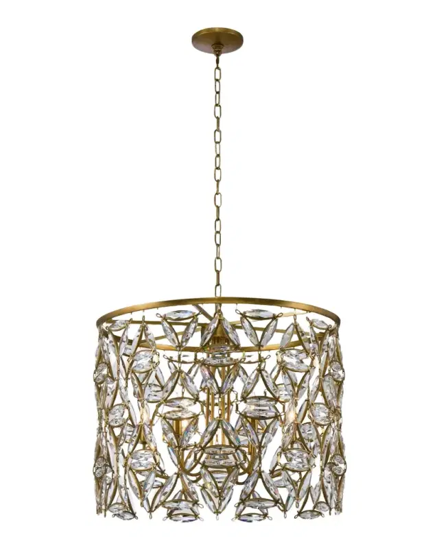 Allegri Crystal by Kalco Lighting Triangulo 8-Light Chandelier