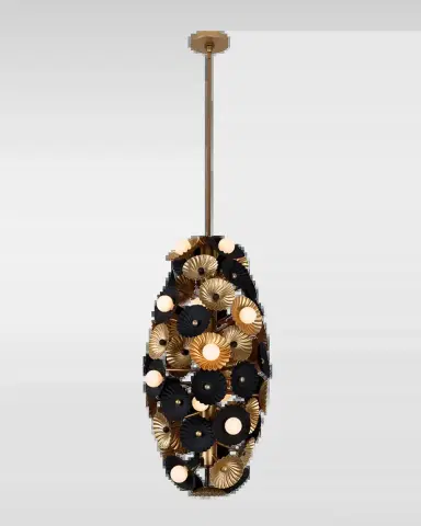 Allegri Crystal by Kalco Lighting Damask Large Foyer Light | Thumbnail 2 Allegri Crystal by Kalco Lighting Damask Large Foyer Light | Thumbnail 2