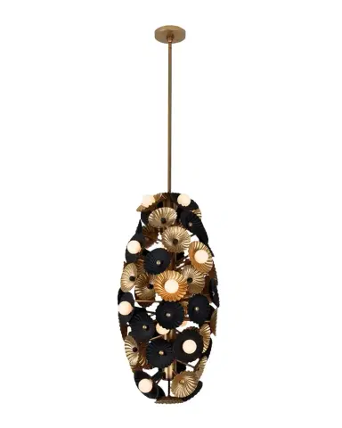Allegri Crystal by Kalco Lighting Damask Large Foyer Light | Thumbnail 1 Allegri Crystal by Kalco Lighting Damask Large Foyer Light | Thumbnail 1