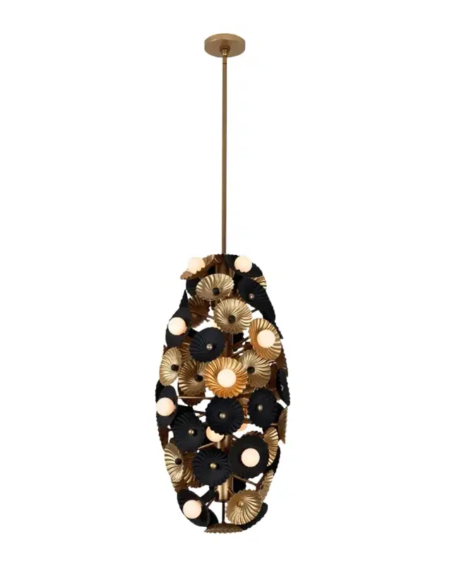 Allegri Crystal by Kalco Lighting Damask Large Foyer Light