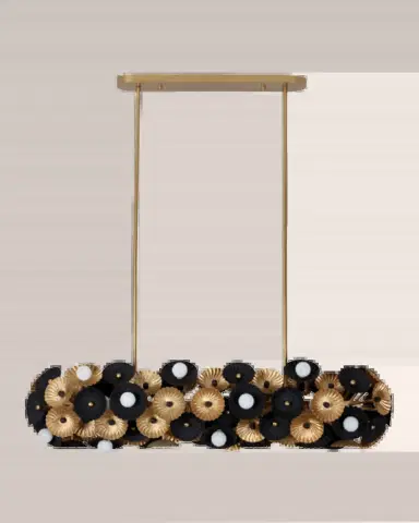 Allegri Crystal by Kalco Lighting Damask 48" Island Light | Thumbnail 2