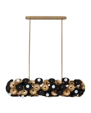 Allegri Crystal by Kalco Lighting Damask 48" Island Light | Thumbnail 1