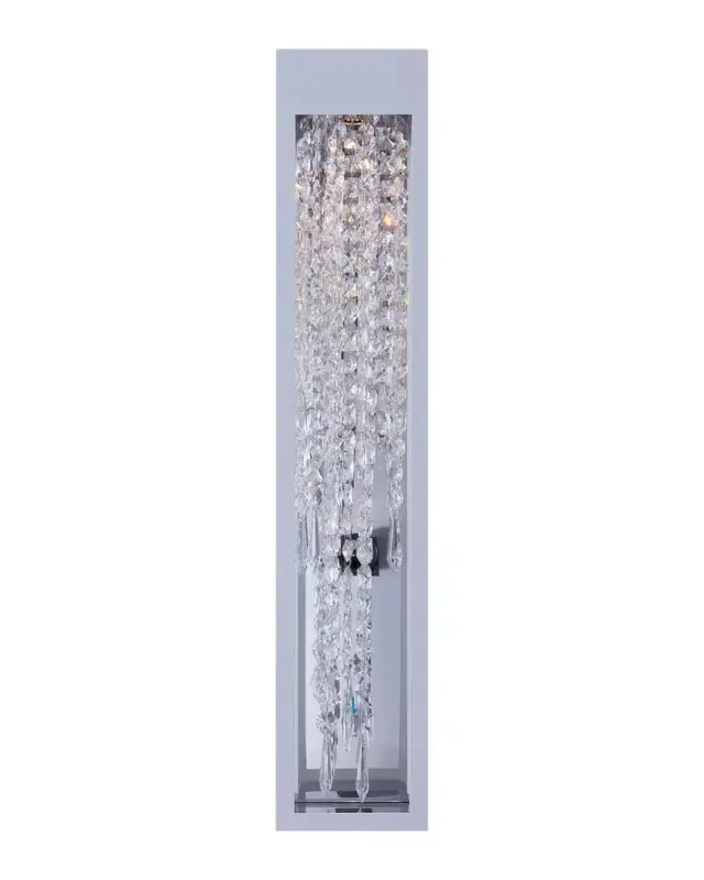 Allegri Crystal by Kalco Lighting Tenuta LED Outdoor Sconce, 30"