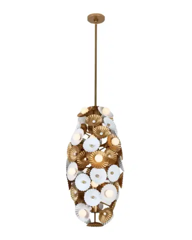 Allegri Crystal by Kalco Lighting Damask Large Foyer Light | Thumbnail 1 Allegri Crystal by Kalco Lighting Damask Large Foyer Light | Thumbnail 1