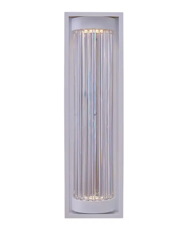 Allegri Crystal by Kalco Lighting Cilindro LED Outdoor Sconce, 36"
