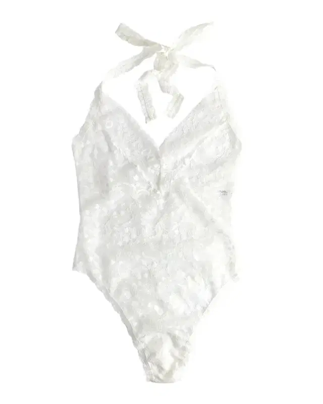 I Do Scalloped Shimmer Lace Bodysuit