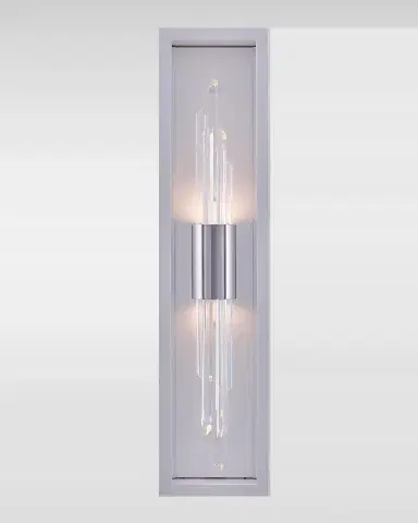 Allegri Crystal by Kalco Lighting Lucca Chrome LED Outdoor Sconce | Thumbnail 2 Allegri Crystal by Kalco Lighting Lucca Chrome LED Outdoor Sconce | Thumbnail 2