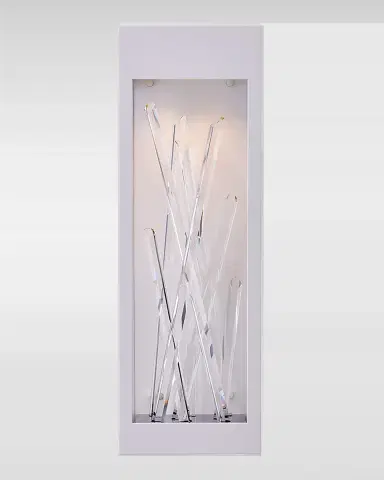 Allegri Crystal by Kalco Lighting Arpione 24" LED Outdoor Wall Sconce | Thumbnail 2