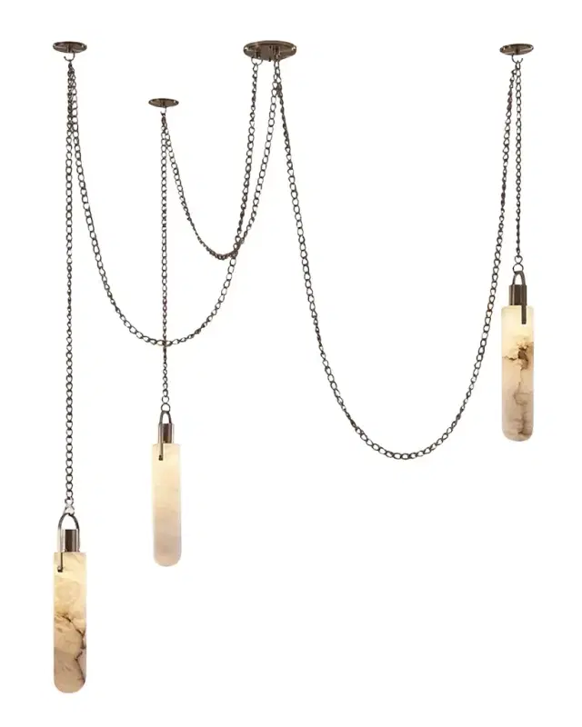 Allegri Crystal by Kalco Lighting Flint 3-Light LED Multi-Drop Pendant Light