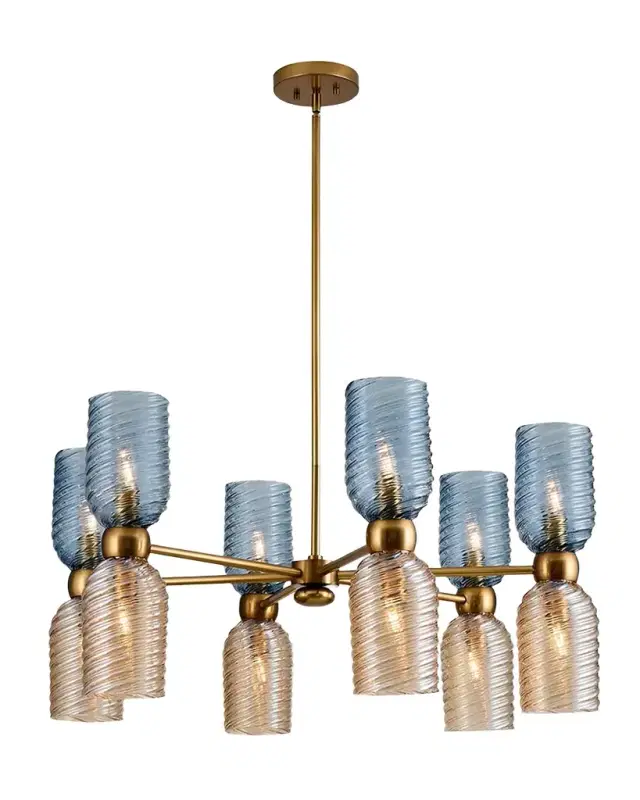 Allegri Crystal by Kalco Lighting Azul 12-Light Chandelier