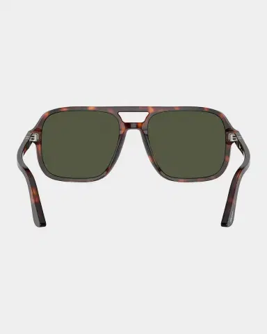 PERSOL Men's Double-Bridge Acetate Aviator Sunglasses | Thumbnail 3 PERSOL Men's Double-Bridge Acetate Aviator Sunglasses | Thumbnail 3