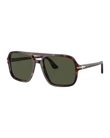 PERSOL Men's Double-Bridge Acetate Aviator Sunglasses | Thumbnail 1 PERSOL Men's Double-Bridge Acetate Aviator Sunglasses | Thumbnail 1