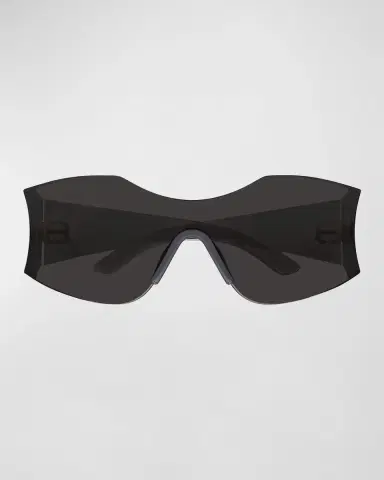 Balenciaga BB Nylon Shield Sunglasses | Thumbnail 3 Balenciaga BB Nylon Shield Sunglasses | Thumbnail 3