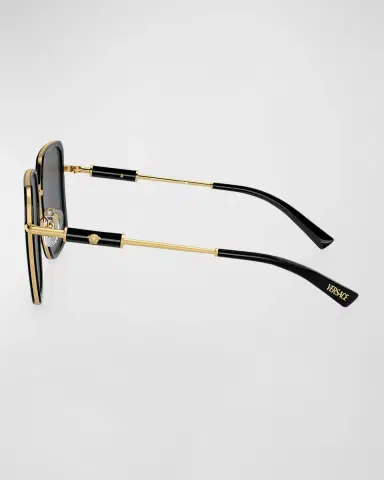 Versace Tubular Steel Square Sunglasses | Thumbnail 2 Versace Tubular Steel Square Sunglasses | Thumbnail 2