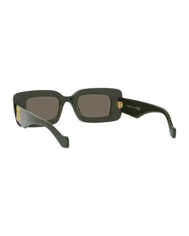 Men's Anagram Acetate-Nylon Rectangle Sunglasses