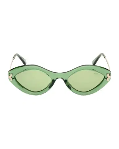 PUCCI Logo Acetate & Metal Oval Sunglasses | Thumbnail 1 PUCCI Logo Acetate & Metal Oval Sunglasses | Thumbnail 1